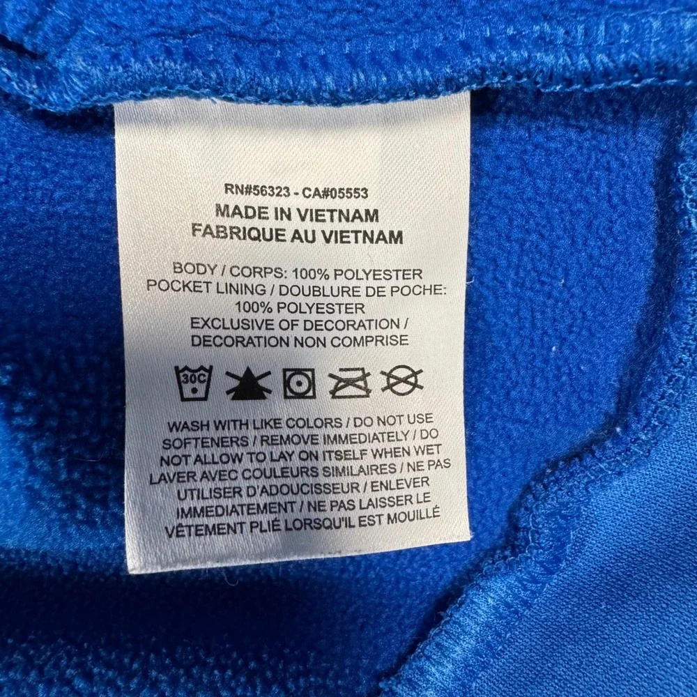 Nike Hoodie Mens Small Vibrant Blue Dri-FIT‎ Graphic Swoosh Pullover Sweatshirt